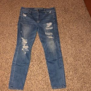 American eagle jeans. Size 14. Super stretch x